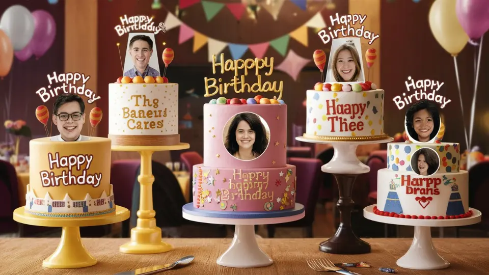 How to Design a Memorable Birthday Cake with Names and Photos