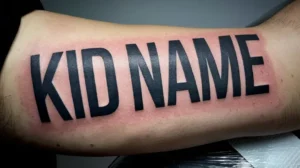 Creative Kid Name Tattoo Ideas: Child's Name Tattoo ideas